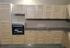 Arrex Cucina Fiorella caramello ad angolo con un ribasso imperdibile- Cucine Ad Angolo