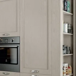 Arredo3 Cucina Fride 6 classica magnolia ad angolo scontata 35%- Cucine Ad Angolo