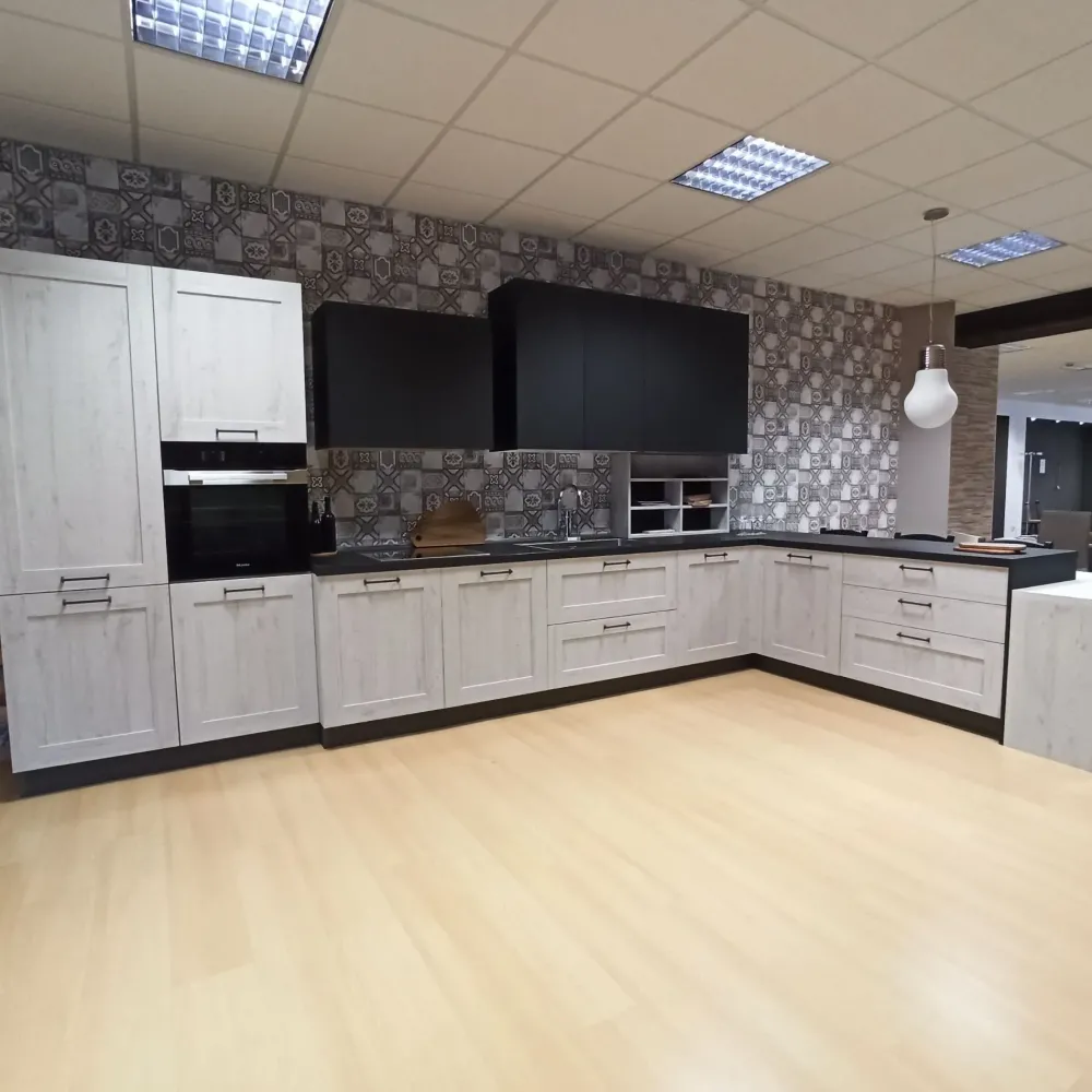 Gicinque Cucina moderna con penisola altri colori in hpl Time- Cucine Con Penisola|Cucine Moderne