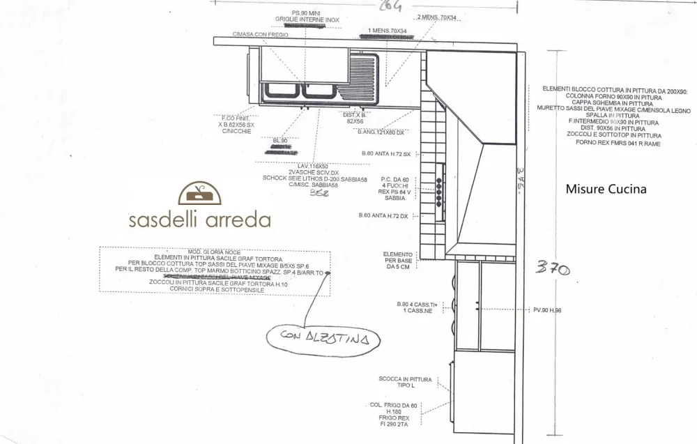 Cucina Gloria di scontata -50%^Arrex Online