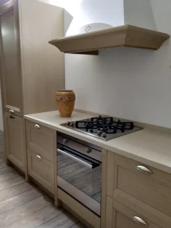 Discount Cucina country lineare magnolia in legno Country Cucine Lineari|Cucine Country