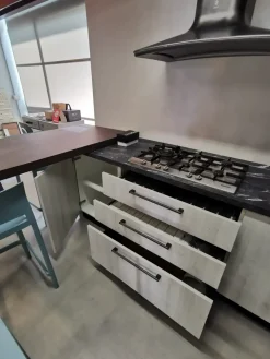 Hot Cucina Kubika OFFERTA OUTLET sconto 50% Cucine Con Penisola|Cucine Moderne