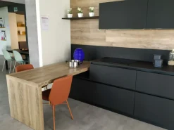 Outlet CUCINA Xl fenix nero PREZZO OUTLET scontata 34% Cucine Lineari|Cucine Moderne