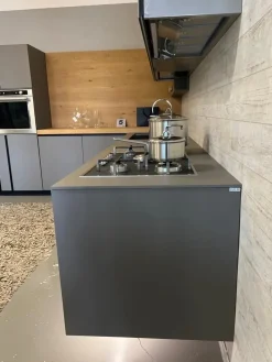 Sale Cucina grigia design ad angolo Linea Cucine Ad Angolo|Cucine Design