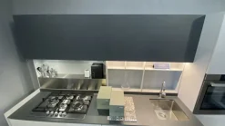 Discount Cucina grigia design con penisola Obliqua a soli 10902 Euro Cucine Con Penisola|Cucine Design