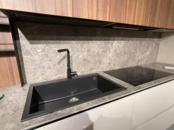 Clearance Cucina grigia design lineare Cucina pet grigio noce cordesco a soli 10800 Euro Cucine Lineari|Cucine Design