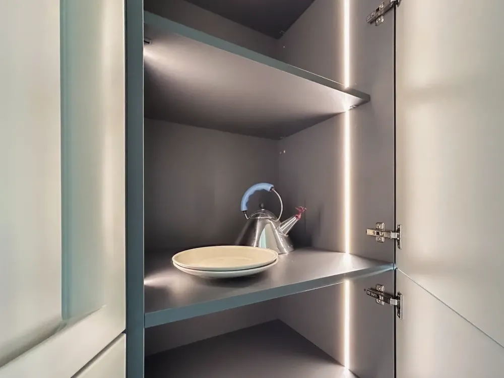 Forma 2000 Cucina grigia moderna ad angolo Cucina bellaria a soli 8780 Euro- Cucine Ad Angolo|Cucine Moderne