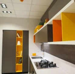 New Cucina grigia moderna con penisola Foodshelf inside Cucine Moderne|Cucine Con Penisola