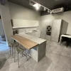 Sale Cucina grigia moderna con penisola 2?1 a soli 12000 Euro Cucine Con Penisola|Cucine Moderne