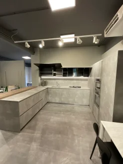 Sale Cucina grigia moderna con penisola 2?1 a soli 12000 Euro Cucine Con Penisola|Cucine Moderne