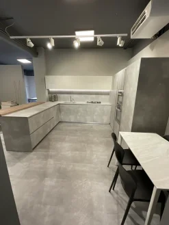 Sale Cucina grigia moderna con penisola 2?1 a soli 12000 Euro Cucine Con Penisola|Cucine Moderne