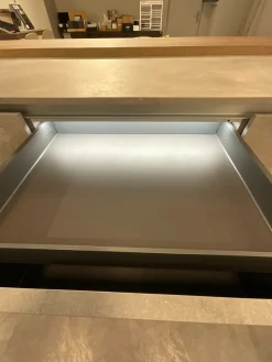 Sale Cucina grigia moderna con penisola 2?1 a soli 12000 Euro Cucine Con Penisola|Cucine Moderne