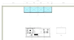 Cucina grigia moderna con isola Sign in Offerta Outlet^Ernestomeda Clearance