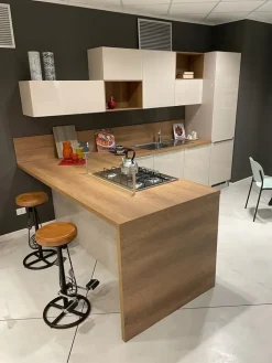 Scavolini Cucina grigia moderna con penisola Urban- Cucine Con Penisola|Cucine Moderne