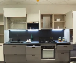 Best Cucina grigia moderna lineare Cucina sax Cucine Lineari|Cucine Moderne