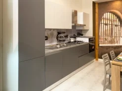 Cucina grigia moderna lineare Lungomare a soli 4050 Euro^Colombini Casa Sale