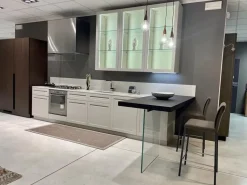 Online Cucina grigia moderna lineare Carattere Cucine Lineari|Cucine Moderne