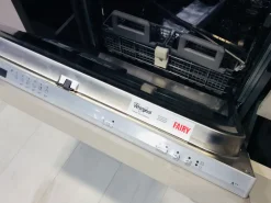 Cucina grigia moderna lineare Plk silicio in offerta^Artigianale Online