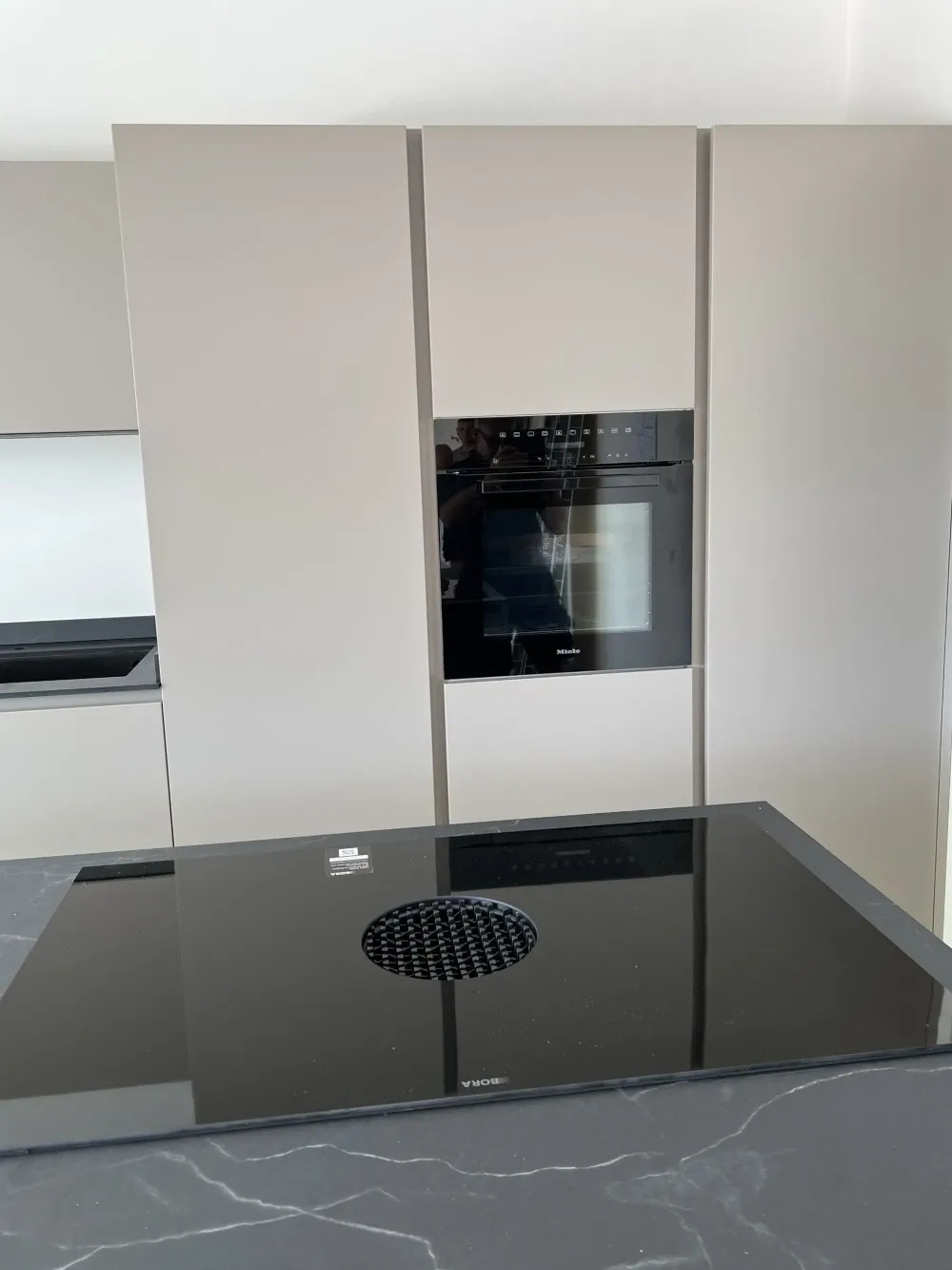 Clearance Cucina grigio design ad isola Ingrosso cucine moderne icm71 in Offerta Outlet Cucine Ad Isola|Cucine Design