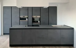 Clearance Cucina grigio design con penisola Ingrosso cucine moderne icm11 in Offerta Outlet Cucine Con Penisola|Cucine Design