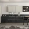 Clearance Cucina grigio design lineare Linea scontata Cucine Lineari|Cucine Design