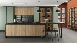 Clearance Cucina grigio design lineare Linea scontata Cucine Lineari|Cucine Design
