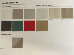 Cucina grigio moderna lineare Quadra in Offerta Outlet^Colombini Casa Hot