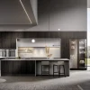 Cucina grigio moderna lineare Genesi^Home Cucine Sale