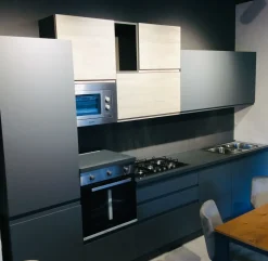 Artigianale Cucina in laccato opaco a PREZZI OUTLET -34%- Cucine Lineari|Cucine Moderne