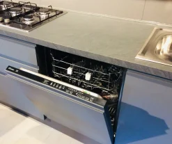 Artigianale Cucina in laccato opaco a PREZZI OUTLET -34%- Cucine Lineari|Cucine Moderne