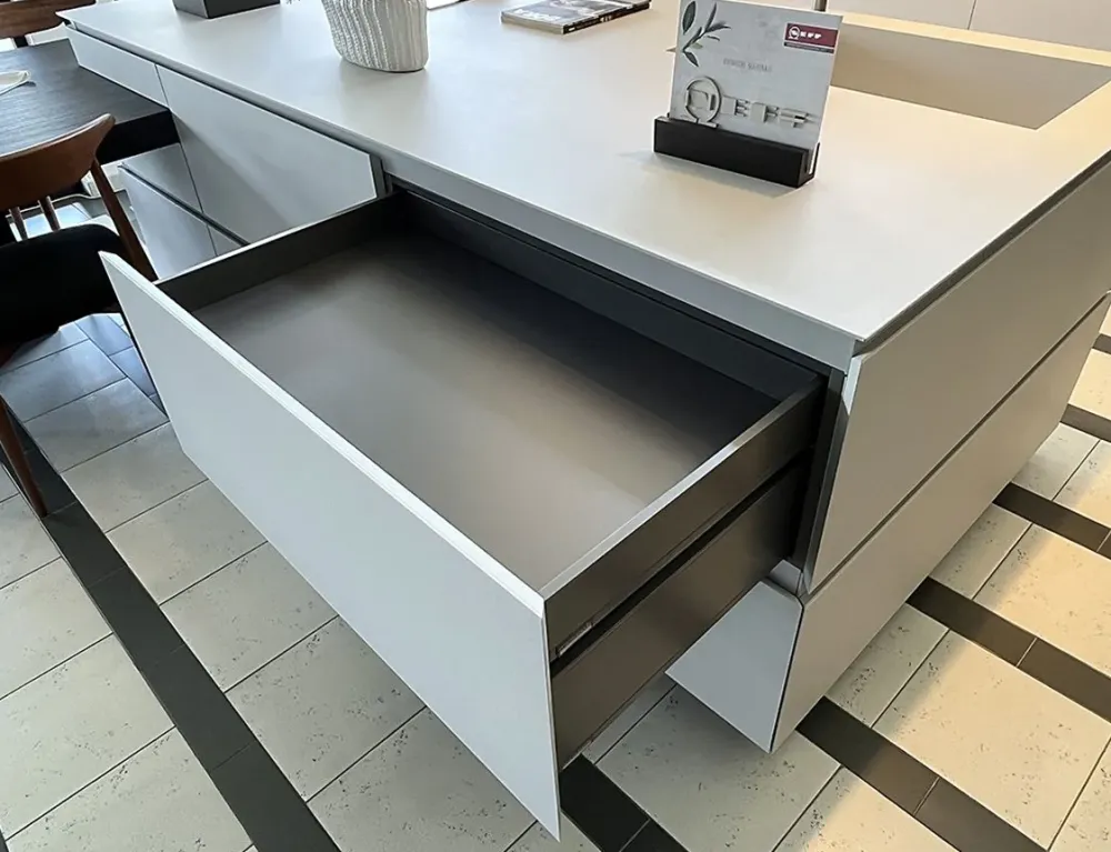 Cucina in laminato materico a PREZZI OUTLET -30% Cucine Ad Isola|Cucine Design