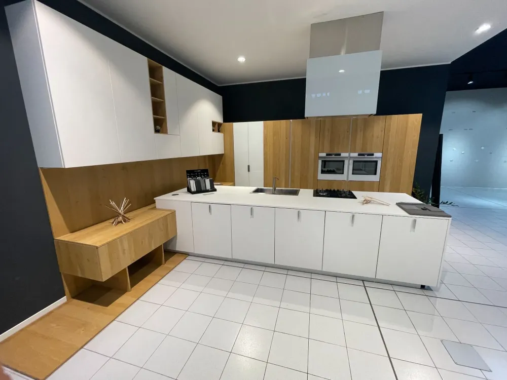 New Cucina in legno a PREZZI OUTLET -69% Cucine Con Penisola|Cucine Moderne