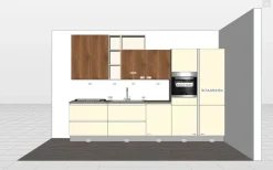 Cucina in nobilitato a PREZZI OUTLET -41%^Mobilificio Bellutti Best