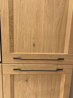 Cucina industriale rovere chiaro lineare Asia in Offerta Outlet^Arredo3 Discount