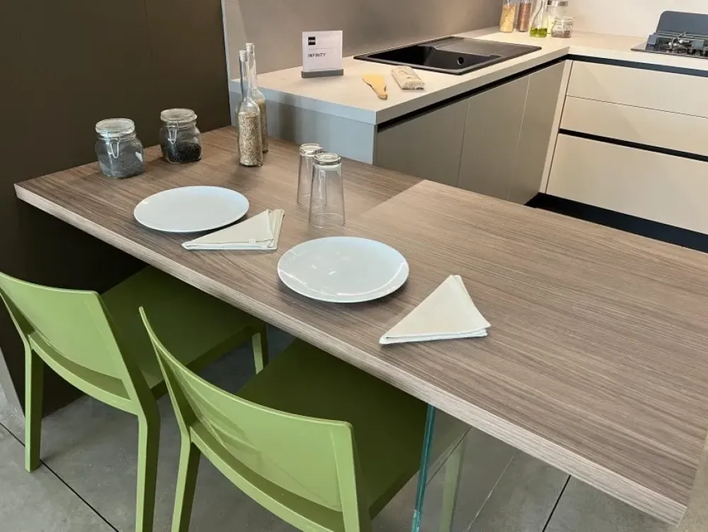 New Cucina Infinity ad angolo con un ribasso imperdibile Cucine Ad Angolo|Cucine Moderne