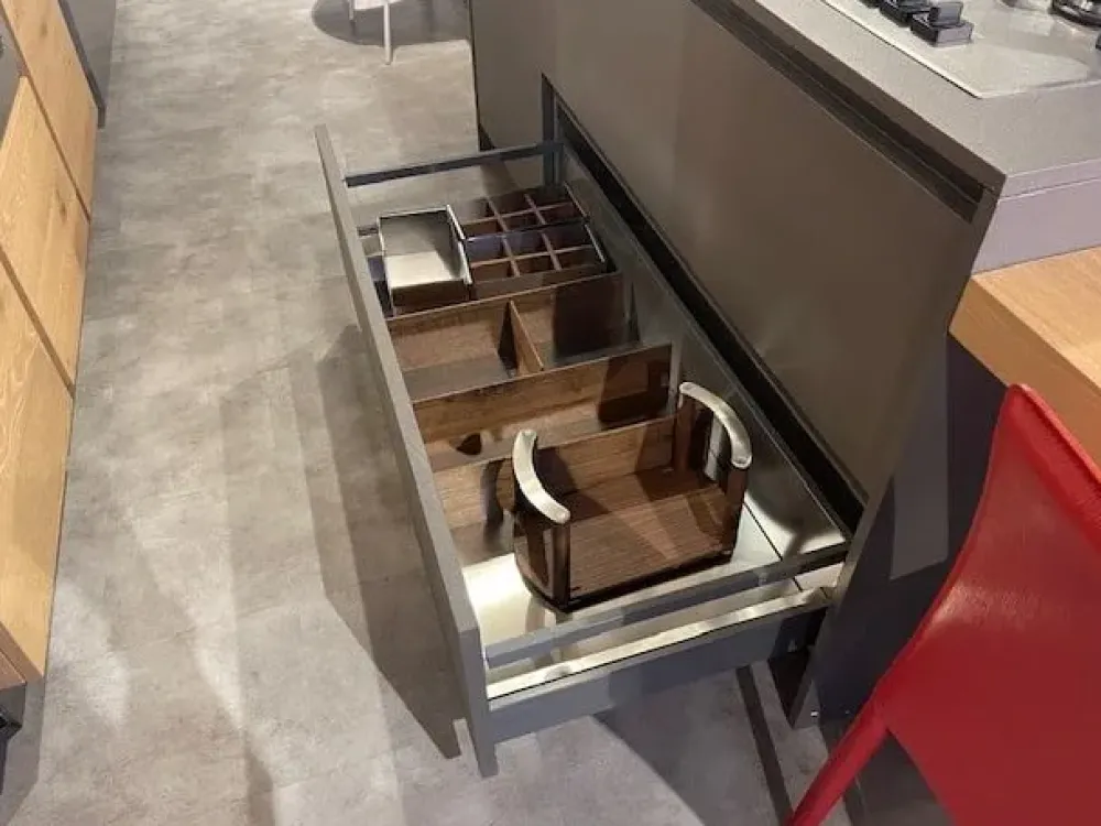 New Cucina Kalì ecomalta moderna grigio ad isola scontata 61% Cucine Ad Isola|Cucine Moderne