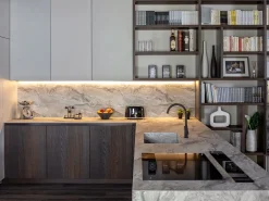 Diotti.com Cucina Klab 01 outlet con penisola con uno sconto imperdibile- Cucine Con Penisola|Cucine Moderne