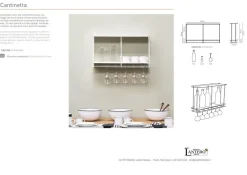 Sale Cucina design lineare grigia in acciaio Cantinetta krossing Cucine Lineari|Cucine Design