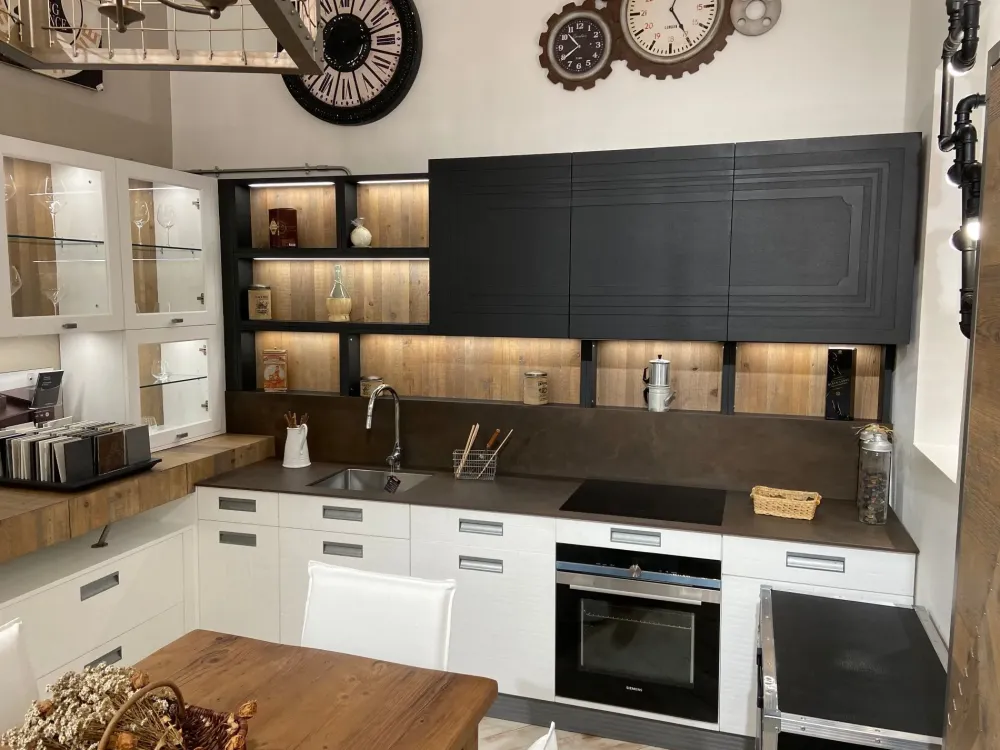 Cucina Lab40 ad angolo con uno sconto imperdibile^Marchi Cucine New