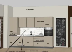 Gicinque CUCINA lineare 315promosmart2026 SCONTATA 36%- Cucine Lineari|Cucine Moderne