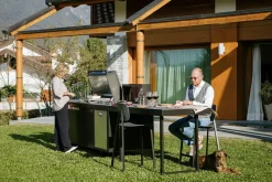 Cucina lineare in acciaio modello Cucina da esterno agher  ad un prezzo riservato^Fogher Online