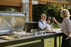 Cucina lineare in acciaio modello Cucina da esterno agher  ad un prezzo riservato^Fogher Online