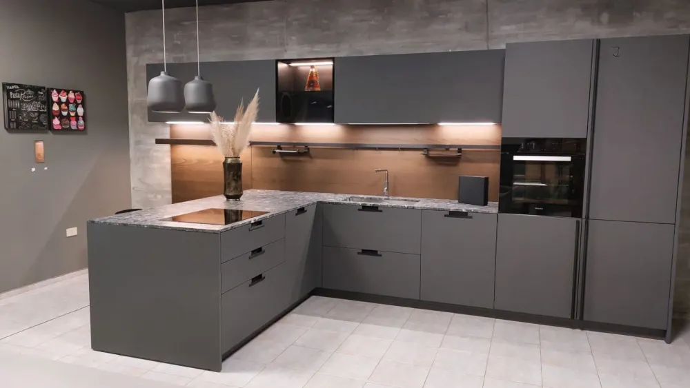 Sale Cucina lineare in laccata opaco a prezzo scontato 45% Cucine Lineari|Cucine Moderne