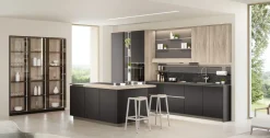 Veneta Cucine Cucina lineare in laccata modello Start time 11 ad un prezzo riservato- Cucine Lineari|Cucine Design