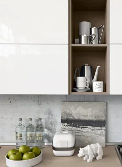 Collezione esclusiva Cucina lineare in laccata lucido a prezzo ribassato 40%- Cucine Lineari|Cucine Moderne