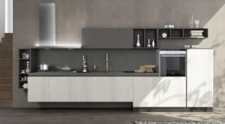 Arredo3 Cucina lineare in laccata opaco a prezzo ribassato 30%- Cucine Lineari|Cucine Moderne