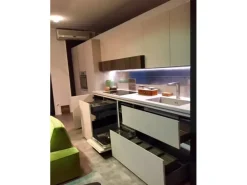 Cucina lineare in laccato opaco a prezzo ribassato 44%^Zampieri Cucine Online