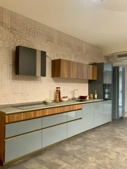 Clearance Cucina lineare in laccato lucido altri colori Color trend a prezzo ribassato Cucine Lineari|Cucine Design