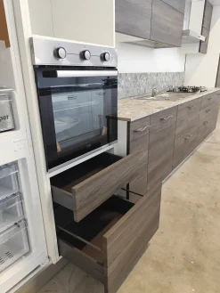 Cucina lineare in laminato materico a prezzo scontato 58%^Arrex Clearance