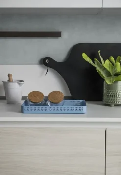 Artigianale Cucina lineare in laminato materico rovere chiaro Easy  a prezzo scontato- Cucine Lineari|Cucine Moderne